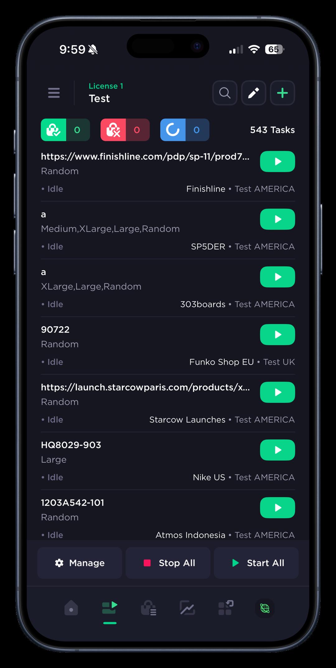 Cybersole for mobile app home screen